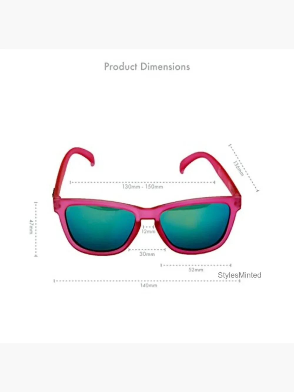 Polarized Wrap Sunglasses No Slip No Bounce Sport Running Pickleball Medium